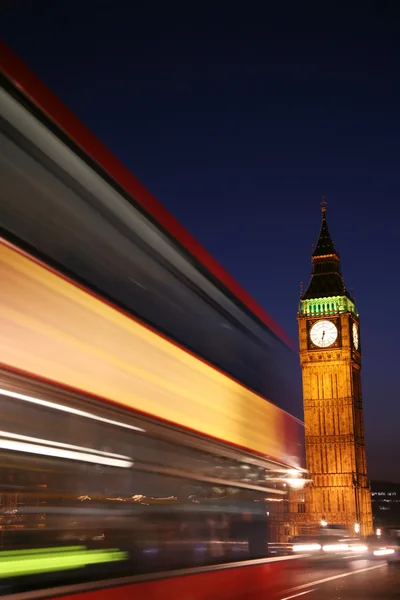 Westminster, Londen nacht weergave — Stockfoto