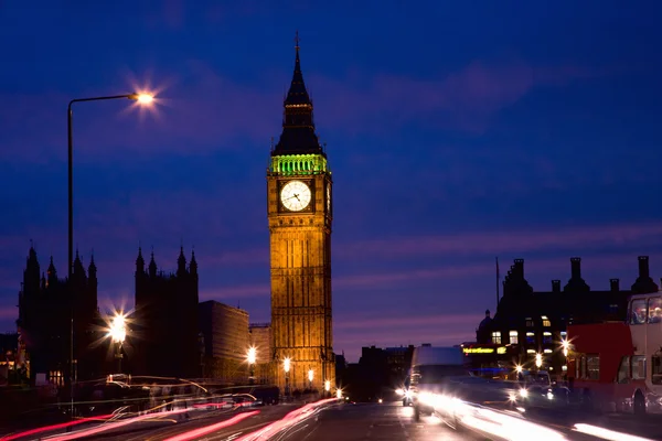 Westminster, Londres Vista nocturna — Foto de Stock