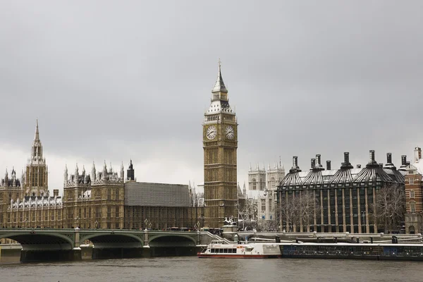 Coberto de neve Westminster — Fotografia de Stock
