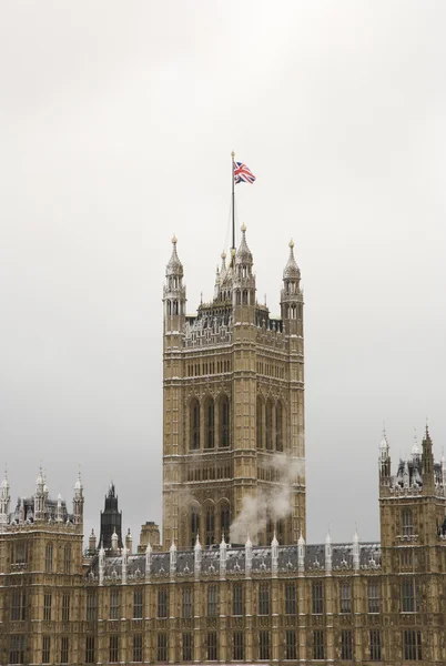 Snow Covered Victoria Tower — Stock Photo, Image