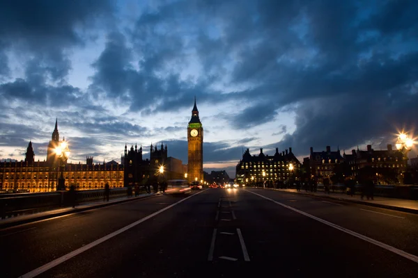 Vista nocturna de Westminster — Foto de Stock