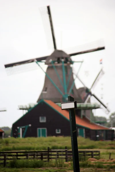 Windmills of Zaanse Schans — Stock Photo, Image