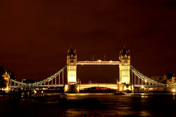 Tower Bridge at Night — Stock Photo, Image