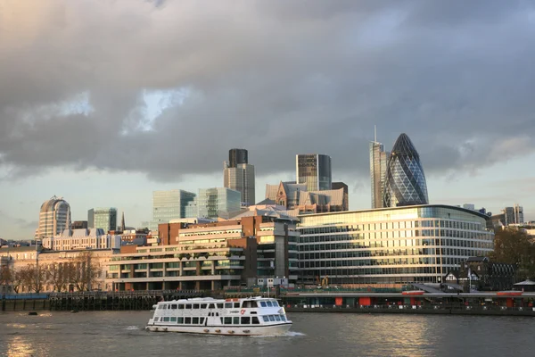 伦敦金融城天际线 — 图库照片