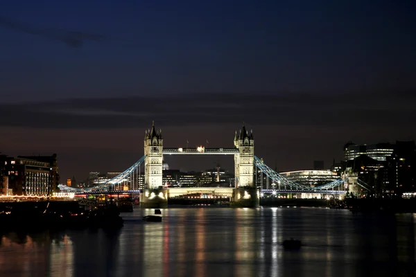 Tower Bridge v noci — Stock fotografie