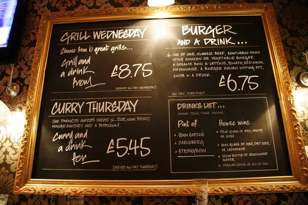 Stock image Inside view of a english pub