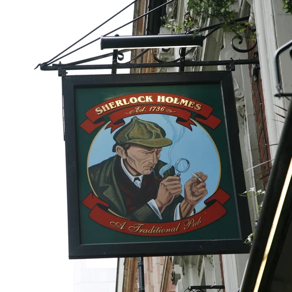 Signo de pub inglés — Foto de Stock