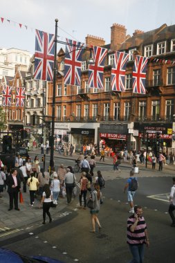 Kraliçe'nin elmas Jübile dekorasyon, oxford street