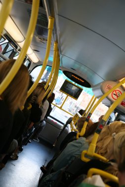 Bus Commuters clipart