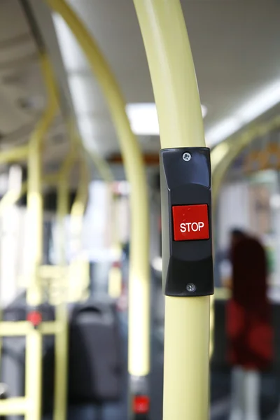 バス停止ボタン — ストック写真