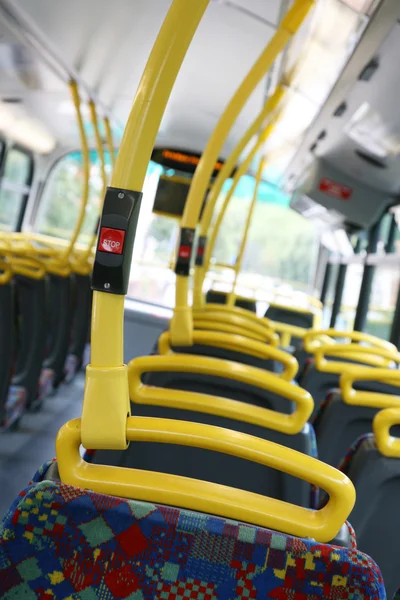 Interior de Londres City Bus — Fotografia de Stock