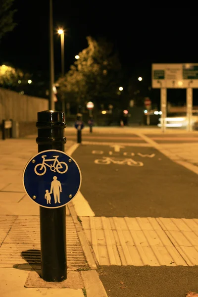 自転車レーン — ストック写真