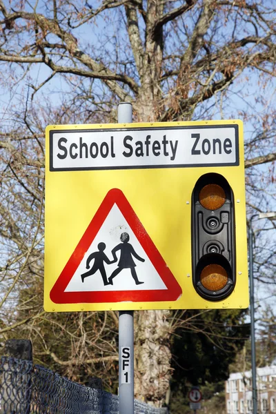 Skolan säkerhetszon — Stockfoto
