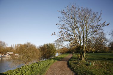 thames Nehri boyunca genel bir yürüyüş yolu