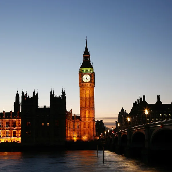 Big Ben and Palace of Westminster — Stock Photo, Image