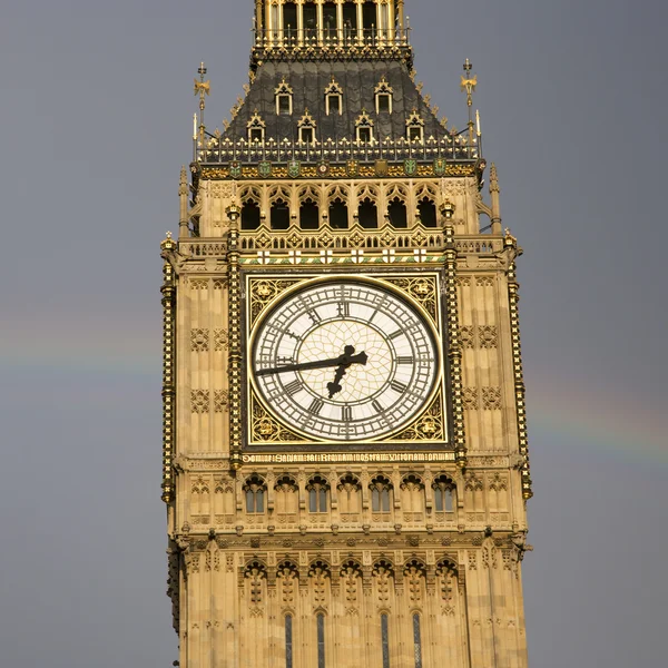 Big Ben with Rainbow — Stock Photo, Image