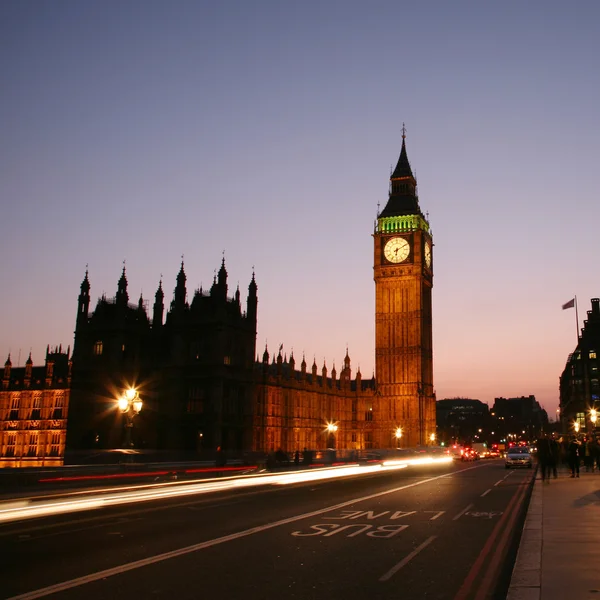Westminster, vista noturna de Londres — Fotografia de Stock