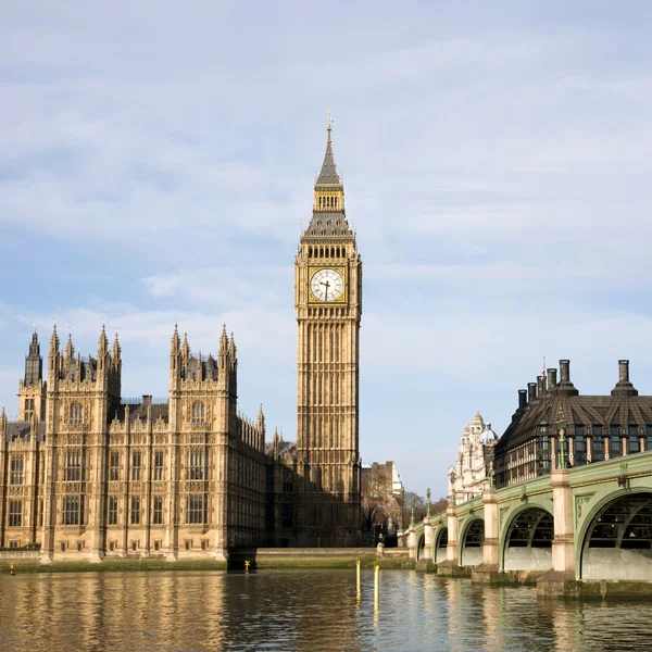 Big Ben, Palácio de Westminster — Fotografia de Stock