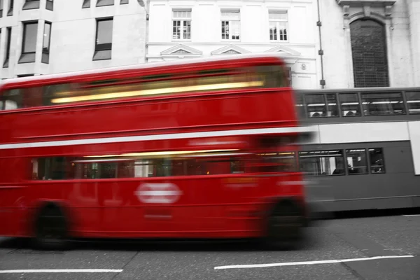 Ônibus mestre da rota de Londres — Fotografia de Stock