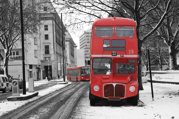 Ruta de Londres Master Bus — Foto de Stock