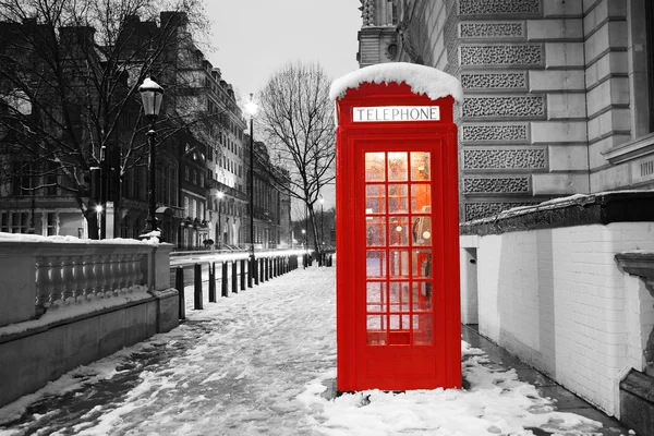 Cabina telefonica di Londra Immagine Stock