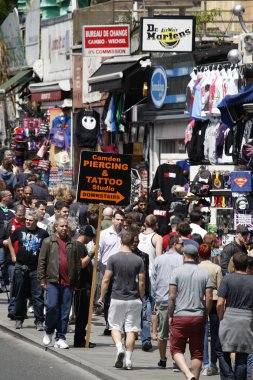 Camden Town, Market, London clipart