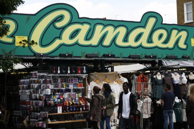 Camden town, market, Londra