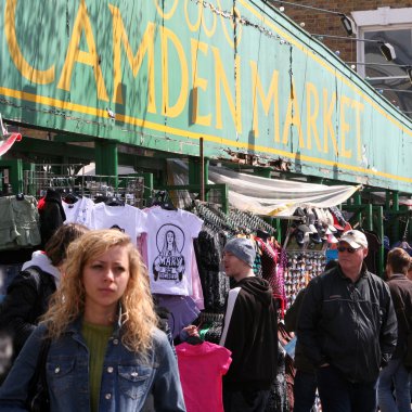 Camden town, market, Londra