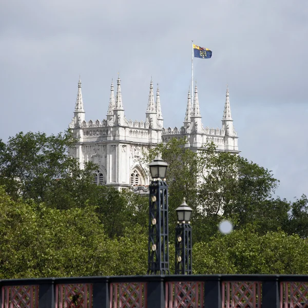 London skyline, Westminster Abbey — Stock Photo, Image