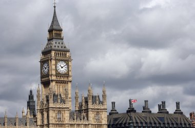 Londra skyline, westminster Sarayı, big ben