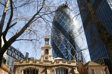 30 St Mary Axe, Gherkin clipart