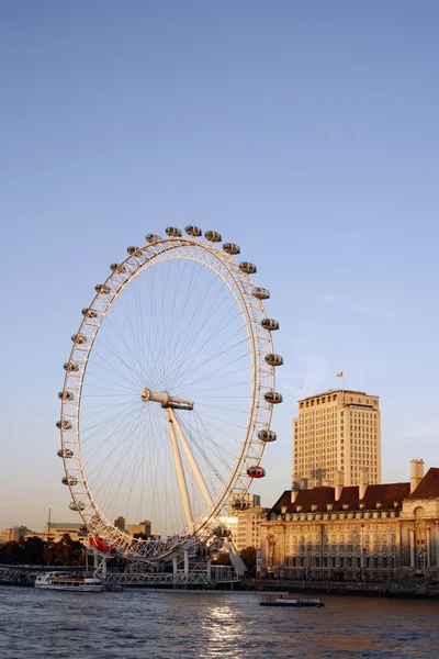 Μάτι του Λονδίνου, χιλιετίας τροχό — Φωτογραφία Αρχείου