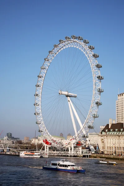 Londyn oko, tysiącleciu koła — Zdjęcie stockowe