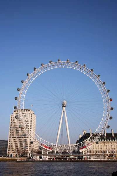 Londýnské oko, kolo tisíciletí — Stock fotografie