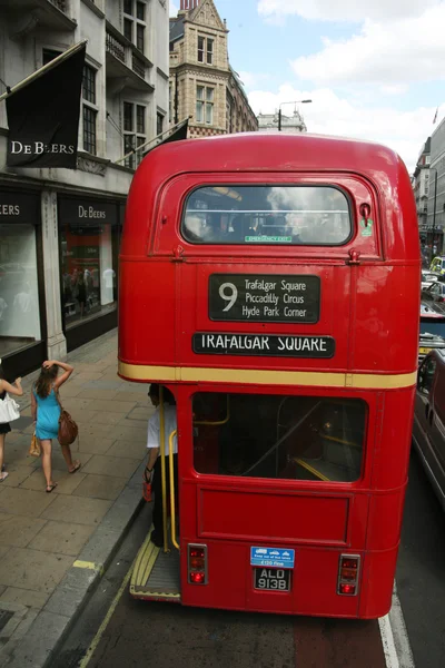 Percorso di Londra Master Bus — Foto Stock