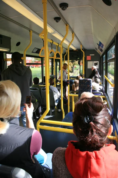 London Bus Commuter — Stock Photo, Image