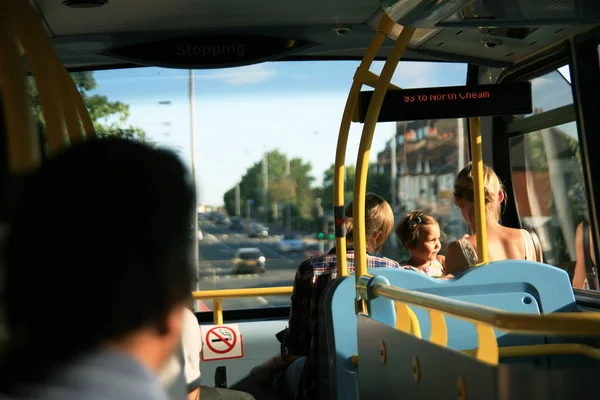 Commutador de ônibus de Londres — Fotografia de Stock