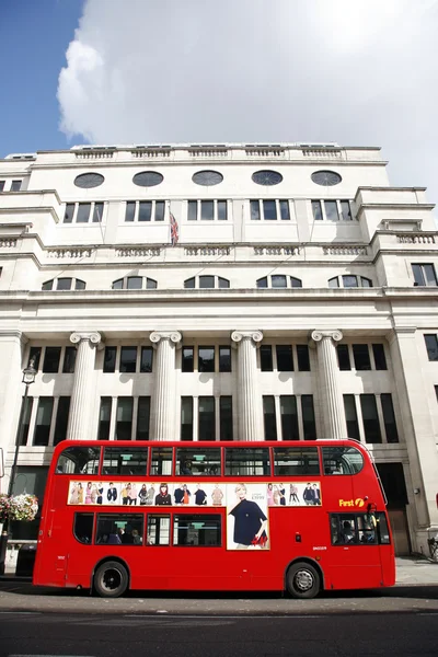 Londen dobule decker bus — Stockfoto