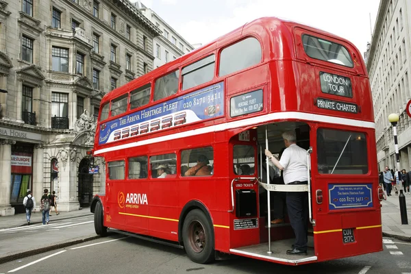 Percorso di Londra Master Bus — Foto Stock