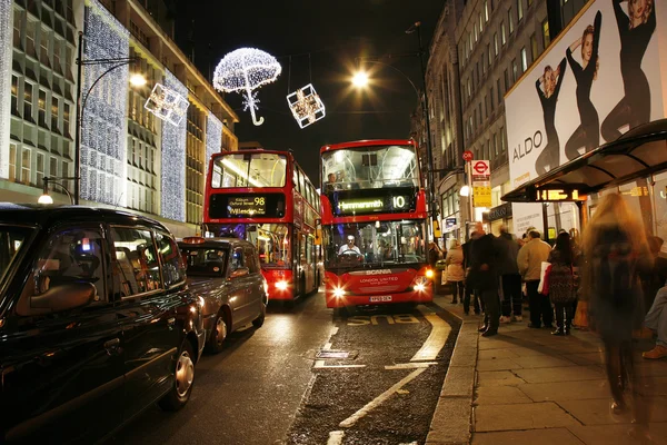 Decorazione natalizia a Londra — Foto Stock
