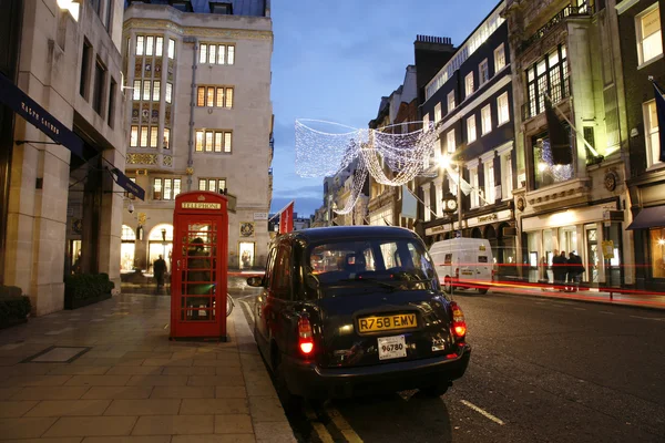 Londra'nın Noel ışıkları — Stok fotoğraf