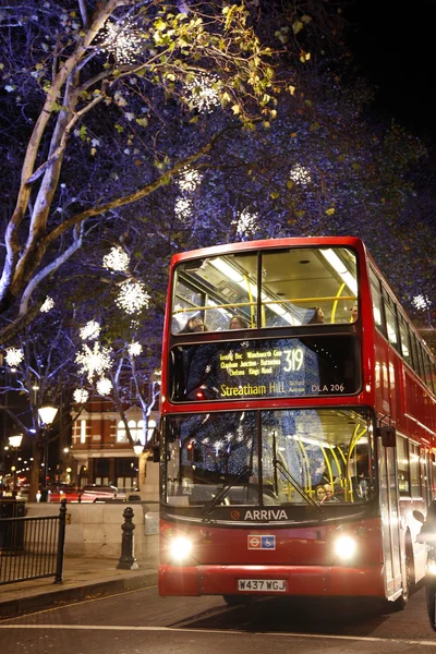 Lumières de Noël à Londres — Photo