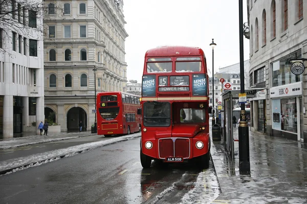 Londen route master bus — Stockfoto
