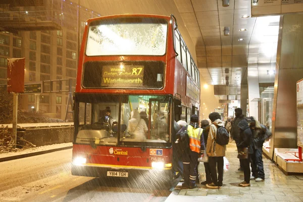 Snow cause travel trouble — Stock Photo, Image