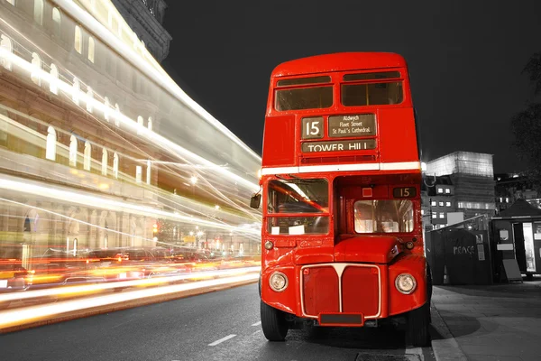 Διαδρομή πλοίαρχος λεωφορείο του Λονδίνου — Φωτογραφία Αρχείου