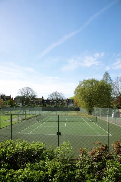 Comunità locale Campo da tennis Vista — Foto Stock