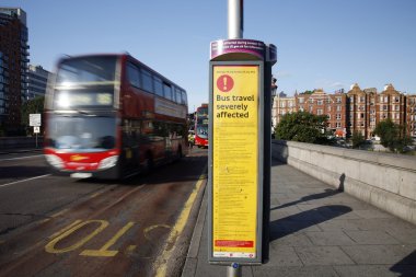 otobüsün bozulmasına işaret, Londra Olimpiyat