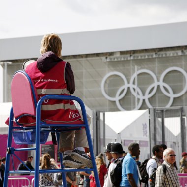 London 2012 Olympics volunteer clipart