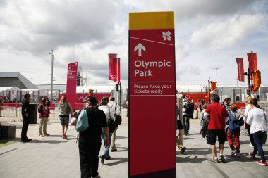 2012 Londra Olimpiyat Parkı girişi