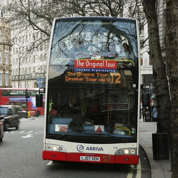 Open-top City Tour Bus, Londres — Fotografia de Stock